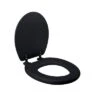 17" Soft Toilet Seat Black - Bath Bliss -Bathroom Accessories Store GUEST 74424c77 ad20 485f 9302 b3ec4b86d85f