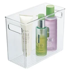 MDesign Plastic Bathroom Storage Bin Tote With Handles -Bathroom Accessories Store GUEST 74d54b45 f844 4738 b440 d9b0095e6bfd