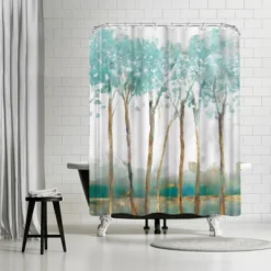 Americanflat 71" X 74" Shower Curtain Style 1 By PI Creative Art - Available In Variety Of Styles -Bathroom Accessories Store GUEST 74e4fe3b 4c16 4235 aaf5 8674e52edf1c