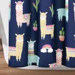 72"x72" Make A Wish Southwest Llama Cactus Shower Curtain Single - Lush Décor 10 72"x72" Make A Wish Southwest Llama Cactus Shower Curtain Single - Lush Décor -Bathroom Accessories Store GUEST 7720a3e2 d8a0 4b4e 98ce b9548ed30c4d