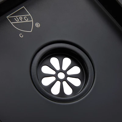 Built Industrial 5.8-Inch Stainless Steel Square Shower Drain Cover For Bathrooms, Showers, And Sinks, Floor Drain With 2 In Bottom Outlet Matte Black 8 Built Industrial 5.8-Inch Stainless Steel Square Shower Drain Cover For Bathrooms, Showers, And Sinks, Floor Drain With 2 In Bottom Outlet Matte Black - Image 6