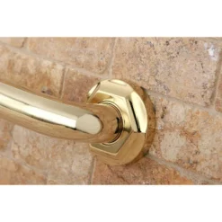 18" Metropolitan Decorative Grab Bar Polished Brass - Kingston Brass