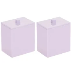 MDesign Square Storage Apothecary Jar For Bathroom, 2 Pack 36 MDesign Square Storage Apothecary Jar For Bathroom, 2 Pack -Bathroom Accessories Store GUEST 7bb21af6 5a13 4d42 af8a 7856b6aafbbd