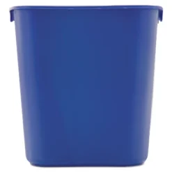 Rubbermaid Commercial Small Deskside Recycling Container Rectangular Plastic 13.625qt Blue 295573BE -Bathroom Accessories Store GUEST 7f433bcf f0f7 4968 8544 32b4d44bcab1