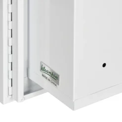 Kleankin Recessed Medicine Cabinet With Mirror, Bathroom Mirror Cabinet Wall Mounted With Single Door And Storage Shelves, White -Bathroom Accessories Store GUEST 80d24b67 df2d 4f5c a0a7 e50ba6c4979d