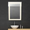 Remy Rectangular Frameless Anti-Fog Aluminum Front-lit Tri-color LED Bathroom Vanity Mirror With Smart Touch Control - JONATHAN Y -Bathroom Accessories Store GUEST 82e3cc93 ee39 4c38 9b5b a1acfa26f960