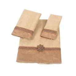 Avanti Braided Cuff 3 Pc Towel Set -Bathroom Accessories Store GUEST 859ea403 4842 4133 8f1d 79b2388b0e46