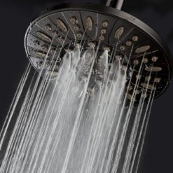 7" Six Setting High Pressure Ultra Luxury Giant Rainfall Shower Head Oil Rubbed Bronze - AquaDance -Bathroom Accessories Store GUEST 863aa3b5 3a4b 405c 9563 1192281b3e73