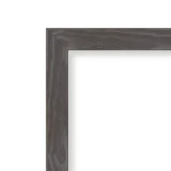 41" X 30" Non-Beveled Woodridge Rustic Gray Wood Bathroom Wall Mirror - Amanti Art -Bathroom Accessories Store GUEST 87db31bc ca02 4b56 aafd c63120b410b4