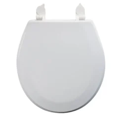 17" Wood Toilet Seat White - Bath Bliss -Bathroom Accessories Store GUEST 888a4682 83fa 4d5c 85f1 4ef284245007