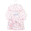 Hudson Baby Infant Girl Cotton Rich Bathrobe, Pink Gray Floral, 0-9 Months -Bathroom Accessories Store GUEST 88ac8e1f bbd0 45e2 832f 1c48d75dce14