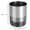 Triune 3-Tone Bathroom Wastebasket - Nu Steel 1 Triune 3-Tone Bathroom Wastebasket - Nu Steel -Bathroom Accessories Store GUEST 8958bd56 edad 4ac1 a9f0 2ae8844a3622