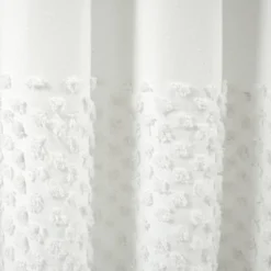 72"x72" Boho Polka Dot Yarn Dyed Eco Friendly Recycled Cotton Shower Curtain - Lush Décor -Bathroom Accessories Store GUEST 89febb4f d1e2 4691 82c3 dc0f00f58f9b