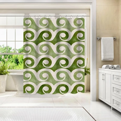 Americanflat 71" X 74" Shower Curtain By Modern Tropical - Available In Variety Of Styles 3 Americanflat 71" X 74" Shower Curtain By Modern Tropical - Available In Variety Of Styles