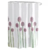 Fabric Floral Shower Curtain Purple/Green - Splash Home -Bathroom Accessories Store GUEST 8cbc222b 3199 48a5 9ece 4aa5e17b40c0