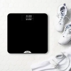 American Weigh Scales Bathroom Body Weight Scale Non-Slip Rubber Coated Digital Large LCD Display 400LB Capacity -Bathroom Accessories Store GUEST 8cde1474 c9af 4fcb 8eae 58d49b7c11a2