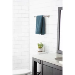 18" Centennial Series Towel Bar Brushed Nickel - Exquisite -Bathroom Accessories Store GUEST 8d3a768a 0e1a 4dce 9e9e 695b265b3bd2