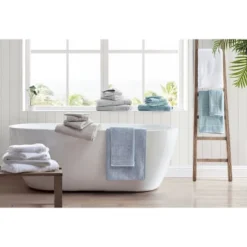 6pc Island Retreat Bath Towel Set Blue - Tommy Bahama -Bathroom Accessories Store GUEST 8e1aee20 66ca 4df7 a3c7 5b69f0899485