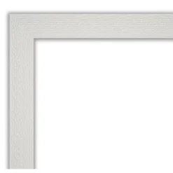 43" X 32" Non-Beveled Mosaic Bathroom Wall Mirror White - Amanti Art -Bathroom Accessories Store GUEST 8f5a1819 6399 4c7a 9aeb dc30e662074b