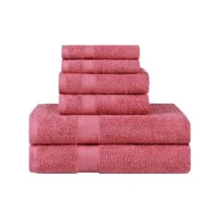 Modern Solid Classic Premium Luxury Cotton 6 Piece Bath, Face, And Hand Towel Set By Blue Nile Mills -Bathroom Accessories Store GUEST 8f875cd7 3a84 48d7 a464 f6dfdd4dafa3