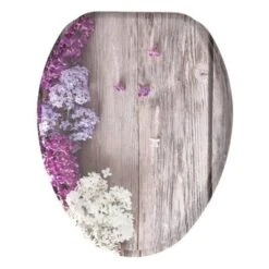 Sanilo 128 Elongated Molded Wood Adjustable Toilet Seat With No Slam, Soft-Close Lid, Stainless Steel Hinge, And Unique Design, Vintage Wood -Bathroom Accessories Store GUEST 92009cf4 afff 4684 9602 67e6cc2fd4b9