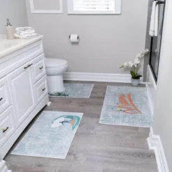 Bathroom Rugs 3 Piece Set - Non-Slip Ultra Thin Bath Rugs For Bathroom Floor 34 Bathroom Rugs 3 Piece Set - Non-Slip Ultra Thin Bath Rugs For Bathroom Floor -Bathroom Accessories Store GUEST 9250e3a3 ba4d 4cc6 963d a308ebbe7512