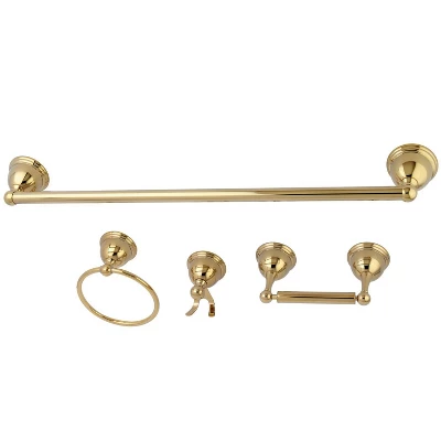 4pc Restoration Towel Bar Bathroom Hardware Set - Kingston Brass 5 4pc Restoration Towel Bar Bathroom Hardware Set - Kingston Brass - Image 3