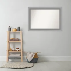 42" X 30" Non-Beveled Peak Polished Nickel Bathroom Wall Mirror - Amanti Art 16 42" X 30" Non-Beveled Peak Polished Nickel Bathroom Wall Mirror - Amanti Art -Bathroom Accessories Store GUEST 93565e85 1a09 4909 937f f786d55dec56