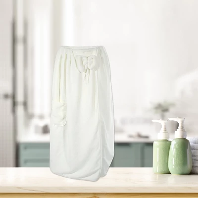 Unique Bargains Women's Bath Wrap Towel Body Wrap For Shower Spa Adjustable Robes With Hair Dry Cap Headband 1 Set 3 Unique Bargains Women's Bath Wrap Towel Body Wrap For Shower Spa Adjustable Robes With Hair Dry Cap Headband 1 Set