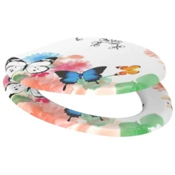 Sanilo 128 Elongated Molded Wood Adjustable Toilet Seat With No Slam, Soft-Close Lid, Stainless Steel Hinge, And Unique Design, Vintage Wood -Bathroom Accessories Store GUEST 95961aa2 2fba 4327 a656 06650847feab