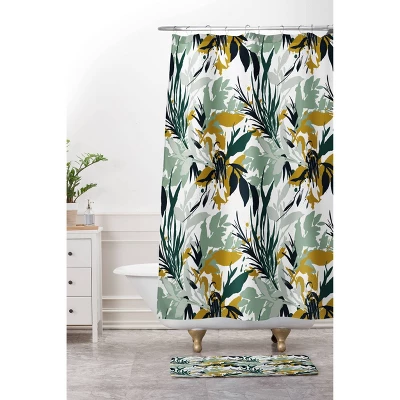 Marta Barragan Camarasa Botanical Brushstrokes Bath Mat - Deny Designs 5 Marta Barragan Camarasa Botanical Brushstrokes Bath Mat - Deny Designs - Image 3