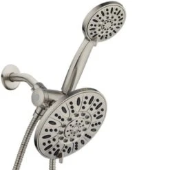 7" 48 Setting High Pressure Luxury Three-Way Rainfall/Handheld Shower Head Combo - AquaDance -Bathroom Accessories Store GUEST 9786383a 6878 4a83 8f48 1a8f90aab4d5