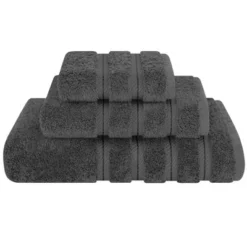 American Soft Linen 3 Piece Towel Set, 100% Cotton Bath Towels For Bathroom -Bathroom Accessories Store GUEST 987a49c8 60f5 463e a1f1 95b2d2af01ee