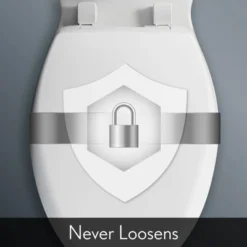 Caswell Never Loosen Elongated Antimicrobial Plastic Soft Close Toilet Seat White - Mayfair By Bemis -Bathroom Accessories Store GUEST 989e3ddd 05ed 4ab3 bc7e eddb761b8c71