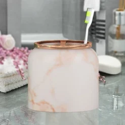 Misty Copper Collection Toothbrush Holder - Nu Steel
