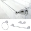 3pc Traditional Solid Brass Chrome Towel Bar Bath Accessory Set - Kingston Brass -Bathroom Accessories Store GUEST 9af50c4a 8e45 4ee3 a645 8c54ccc5b621