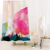 Sky Shower Curtain Pink - Deny Designs