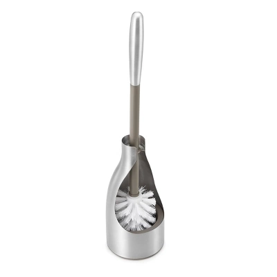 Toilet Brush Caddy Stainless Steel - Polder 4 Toilet Brush Caddy Stainless Steel - Polder - Image 2