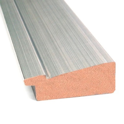 40" X 28" Non-Beveled Romano Silver Narrow Wood Bathroom Wall Mirror - Amanti Art 3 40" X 28" Non-Beveled Romano Silver Narrow Wood Bathroom Wall Mirror - Amanti Art