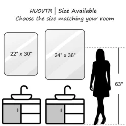 Serio 22" X 30" Brushed Metal Framed Rounded Corner Rectangular Vanity Mount Decorative Bathroom Vanity Mirrors-The Pop Home -Bathroom Accessories Store GUEST a18b25ee e33c 44f4 9fbf ecb89359e446