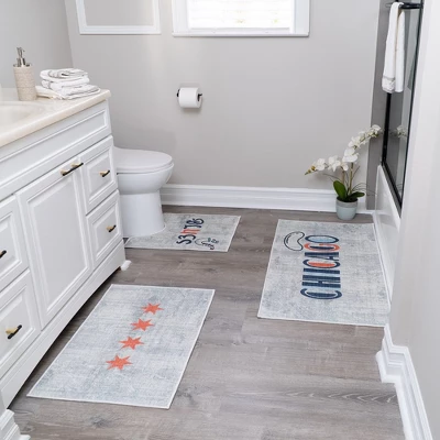 Bathroom Rugs 3 Piece Set - Non-Slip Ultra Thin Bath Rugs For Bathroom Floor 15 Bathroom Rugs 3 Piece Set - Non-Slip Ultra Thin Bath Rugs For Bathroom Floor - Image 13