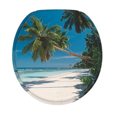 Sanilo Round Molded Wood Toilet Seat With No Slam, Slow, Soft Close Lid, Stainless Steel Hinges, Unique Fun Decorative Design, Vintage Wood Grain 18 Sanilo Round Molded Wood Toilet Seat With No Slam, Slow, Soft Close Lid, Stainless Steel Hinges, Unique Fun Decorative Design, Vintage Wood Grain - Image 16