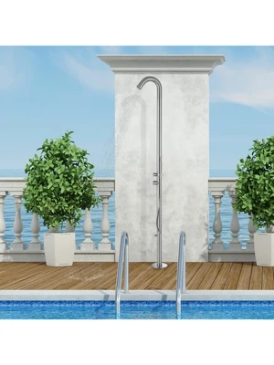 PULSE ShowerSpas Wave Outdoor Shower With Handshower And Foot Rinse 7 PULSE ShowerSpas Wave Outdoor Shower With Handshower And Foot Rinse - Image 5