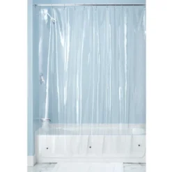 MDesign Premium Waterproof Vinyl Shower Curtain Liner, 10 Guage -Bathroom Accessories Store GUEST a3471553 3e37 4056 a27b 7e71a354c5d3