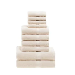 Premium Cotton 800 GSM Heavyweight Plush Luxury 10 Piece Bathroom Towel Set By Blue Nile Mills -Bathroom Accessories Store GUEST a73d0fdc 5f40 41cd 9631 744106aae948