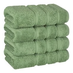 American Soft Linen 4 Pack Hand Towel Set, 100% Cotton, 16 Inch By 28 Inch, Hand Face Towels For Bathroom -Bathroom Accessories Store GUEST a9924e7d 9675 48fa 8c87 923b502d83e9
