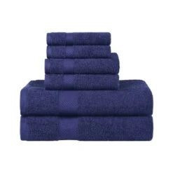 Modern Solid Classic Premium Luxury Cotton 6 Piece Bath, Face, And Hand Towel Set By Blue Nile Mills -Bathroom Accessories Store GUEST a9a81f1b e5b4 4add a520 6fc4d077bf24