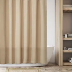 MDesign Cotton Waffle Weave Fabric Shower Curtain -Bathroom Accessories Store GUEST ab9704be f225 46c6 89ae 1ee6664666ef