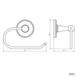 San Martin Euro Toilet Paper Holder - Design House -Bathroom Accessories Store GUEST abc15397 57e4 4de3 aa61 8ebada2ad08b