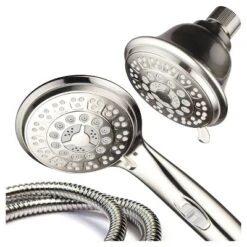 Ultra Luxury Combo Shower System Brushed Nickel - Hotelspa -Bathroom Accessories Store GUEST abc46feb 006d 4d09 ae61 831b1e1e890b